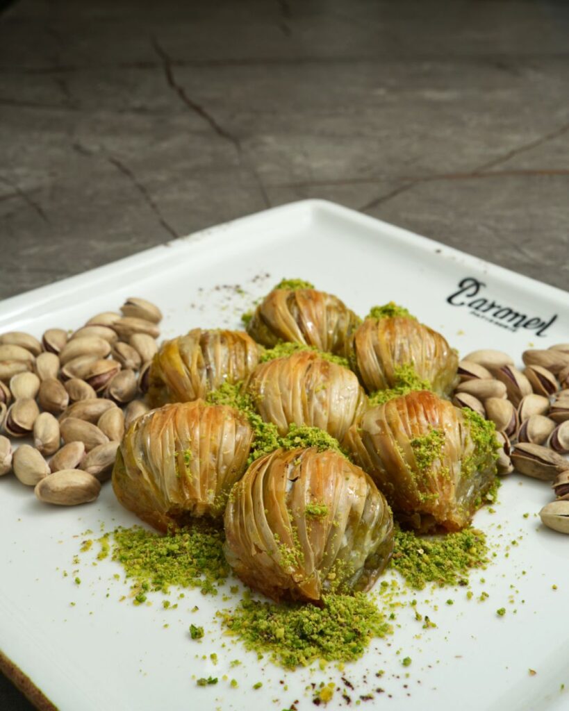 Turkish Pistachio Midye Baklava